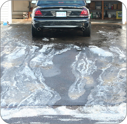 Soap Flow from car wash