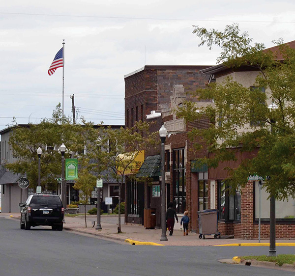 Downtown Street and Buildings