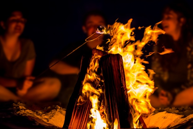 Bonfire on a Beach