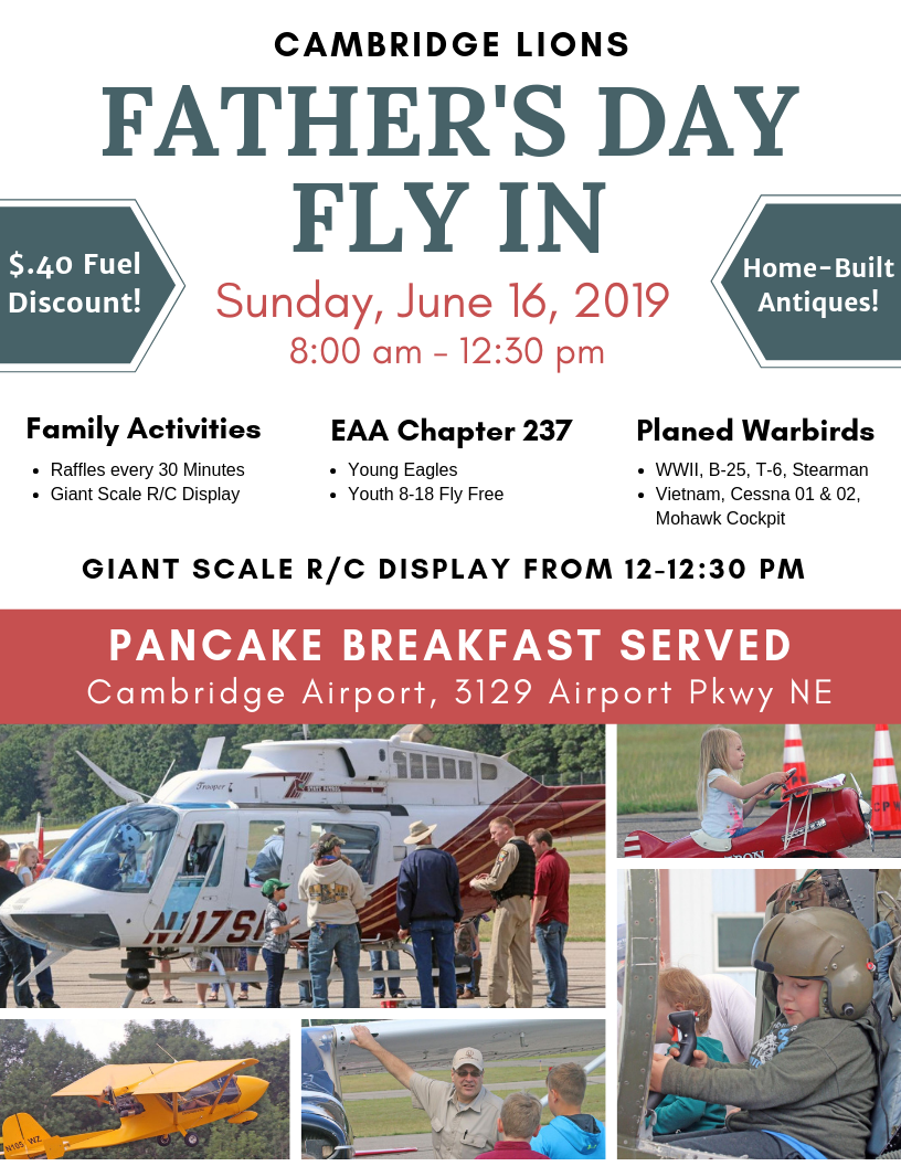 Fly In and Pancake Breakfast