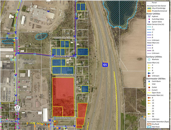 Map of Woodcrest Park Area