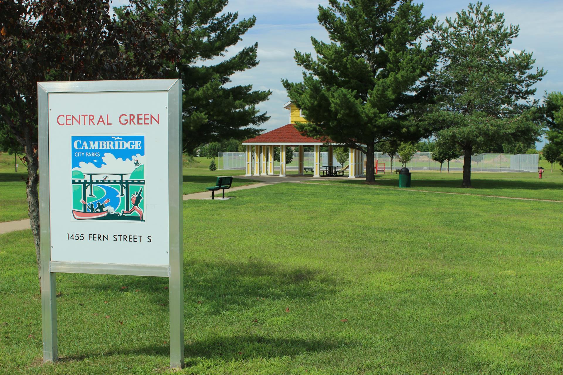 Central Green picnic shelter